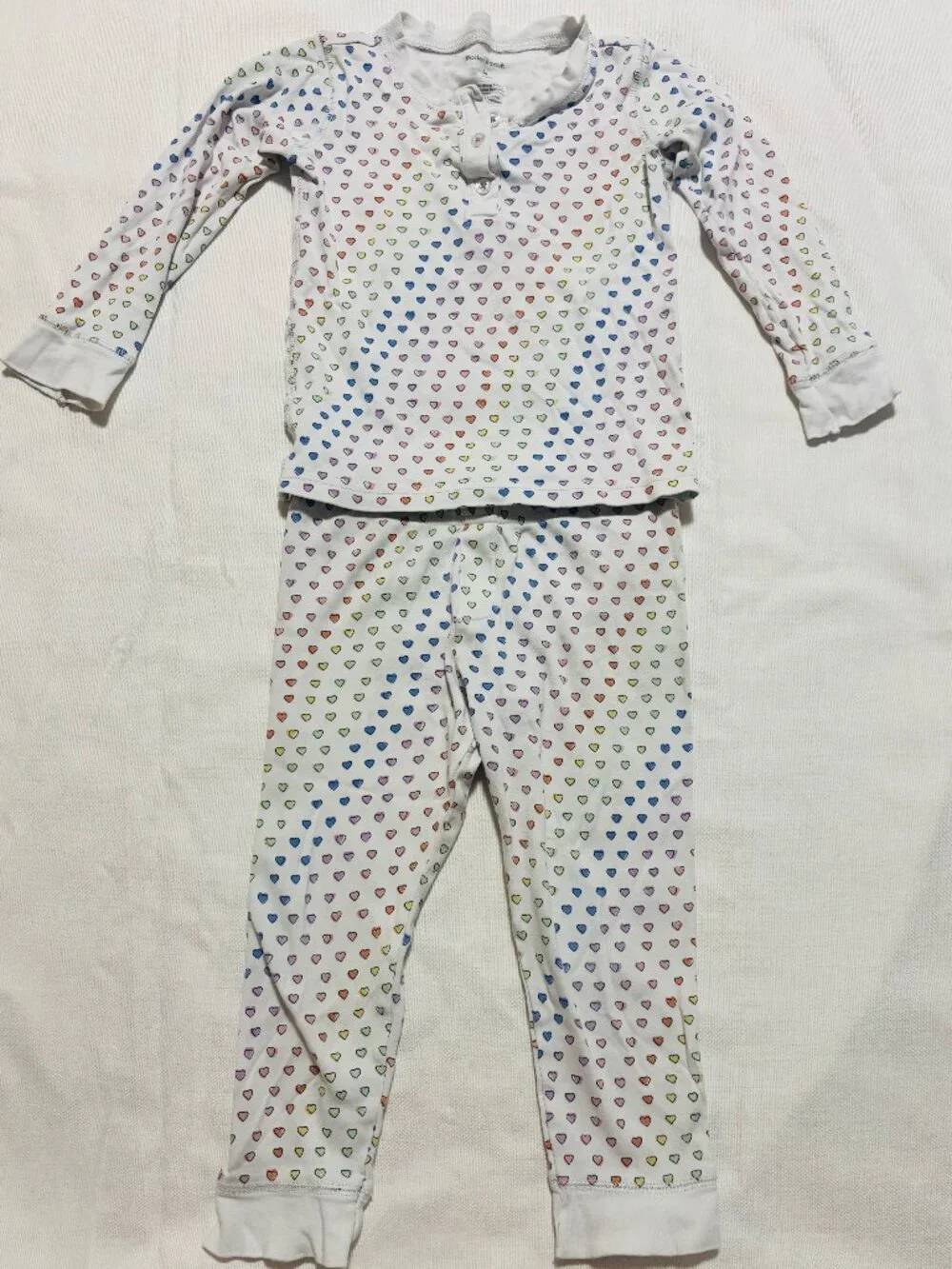 Roller Rabbit Kids Disco Heart Pajamas- Size 4